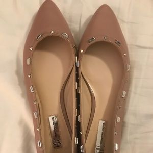 Inc pink studded flats